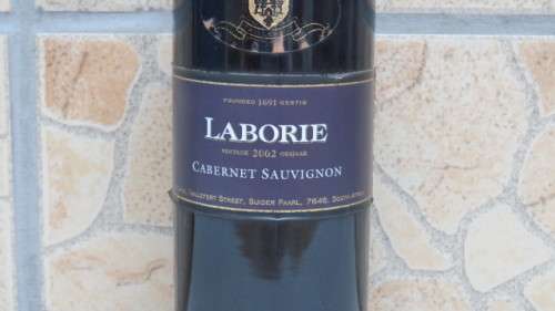 Sealed 750ml Bottle of Laborie 2002 Cabernet Sauvignon