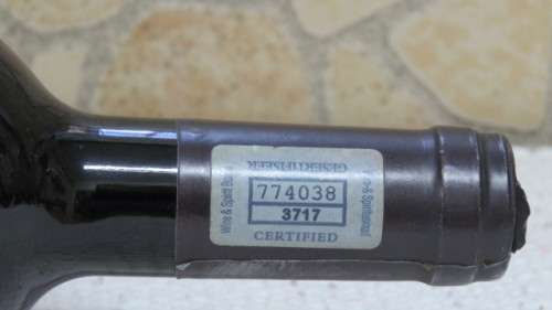 Sealed 750ml Bottle of Laborie 2002 Cabernet Sauvignon