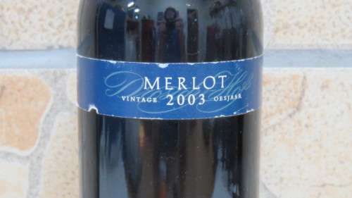 Sealed 750ml Bottle of Drostdy-Hof 2003 Merlot