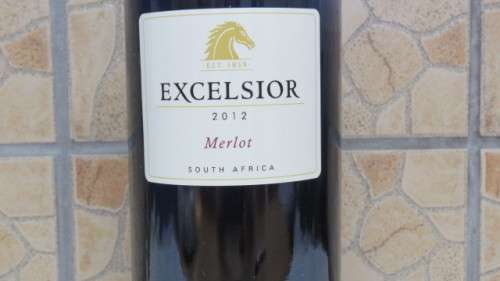 Large Sealed 3 Litre Bottle of Excelsior 2012 Merlot COURIER ONLY