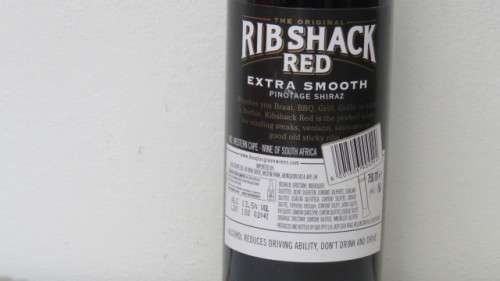 Sealed 750ml Bottle of Douglas Green `The Original Ribshack Red` 2019 Vintage Blend Pinotage Shiraz