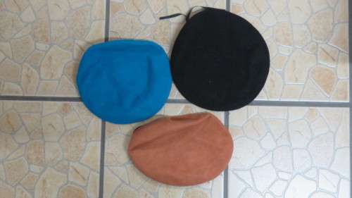 Three South African Defence Force Berets No Badges Details in Description