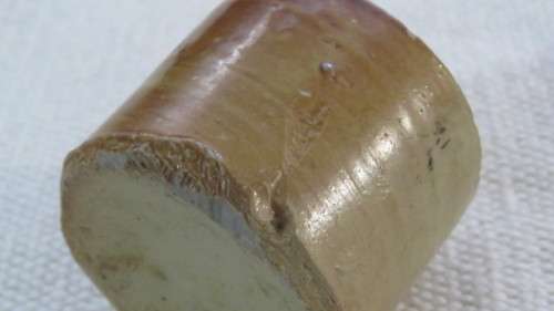 Stunning Vintage Glass Jar/Two Stoneware `Pork Pie` Short Style Ink Pots