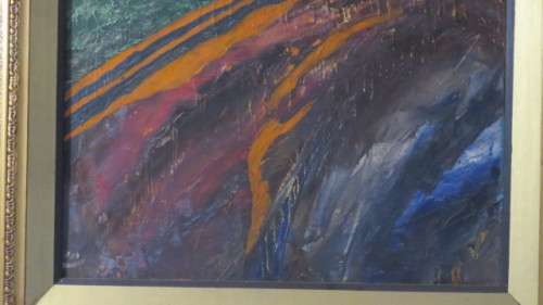 Stunning Framed Antique Oil on Canvas Woman With Turban Portrait Unsigned 64 x 88,5 cm