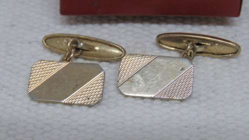 Collection of Four Boxed Vintage Cufflinks/Tie Clip Sets Details in Description