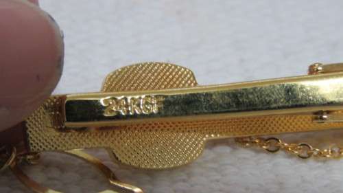 Collection of Four Boxed Vintage Cufflinks/Tie Clip Sets Details in Description