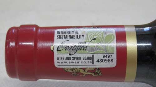 Sealed 750ml Bottle of 2018 Anthonij Rupert Optima