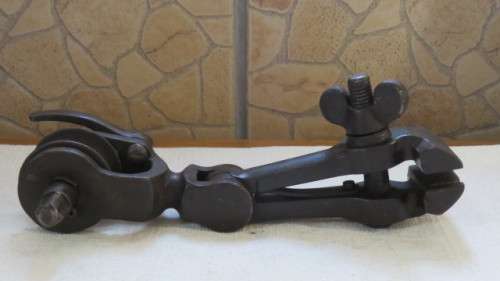 Vintage Vice With Wrench L: 25 cm