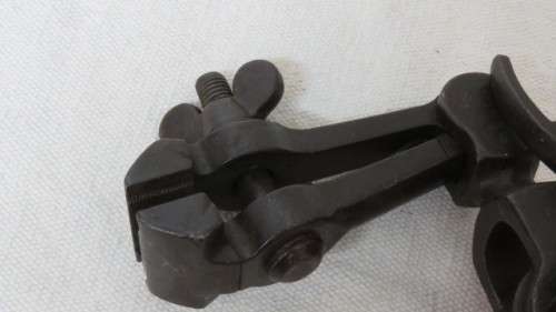 Vintage Vice With Wrench L: 25 cm