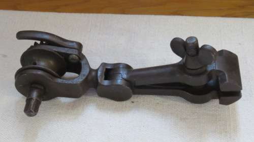 Vintage Vice With Wrench L: 25 cm