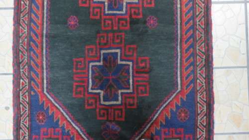 Gorgeous Iranean Balouch Rug Geometric Pattern 137 x 91 cm