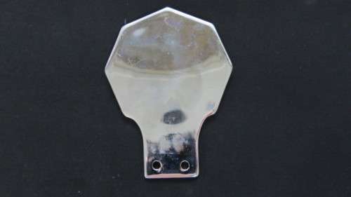 Superb Vintage Alfa Romeo Cape Club `Ad Optima` Chrome/Enamel Car Badge No 94 9 x 12 cm