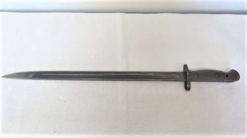 Wonderful Vintage Sanderson Made Pattern 1907 Bayonet  With Chrome Detailed Scabbard L: 58,5 cm