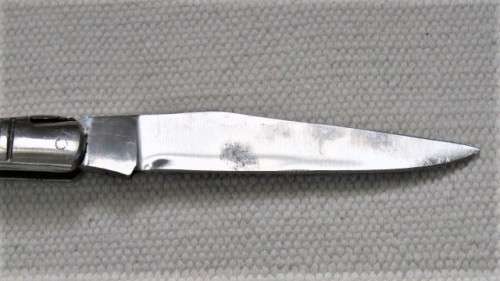 Wonderful Vintage `Laguiole` 440 Folding Knife With Corkscew Two Tone Wood Handle L: 22 cm