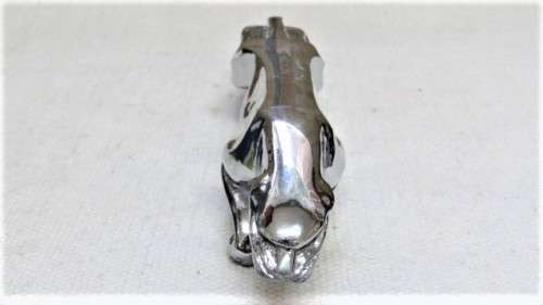 Wonderful Large Vintage Chrome Jaguar Bonnet Mascot/Emblem Circa 1970 L: 18 cm