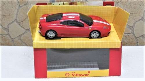 Boxed Hot Wheels Shell V-Power Ferrari 360 Challenge Stradale B/Operated Engine Start Sound 1:38