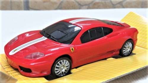 Boxed Hot Wheels Shell V-Power Ferrari 360 Challenge Stradale B/Operated Engine Start Sound 1:38