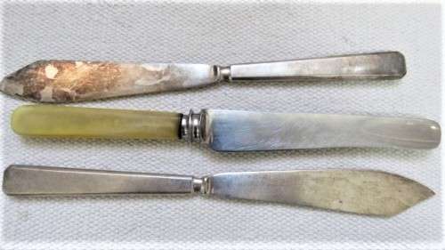 Lovely Collection of Vintage Silver Plate Forks, Spoons and Knives Details in Description