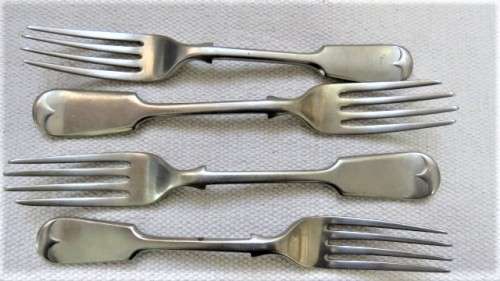 Lovely Collection of Vintage Silver Plate Forks, Spoons and Knives Details in Description