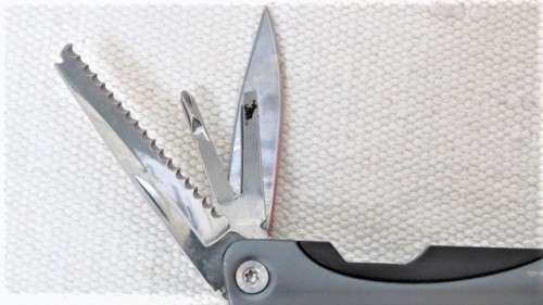 Superb Assagai Multi Tool With Nylon Belt Pouch L: 10 cm (When Closed)