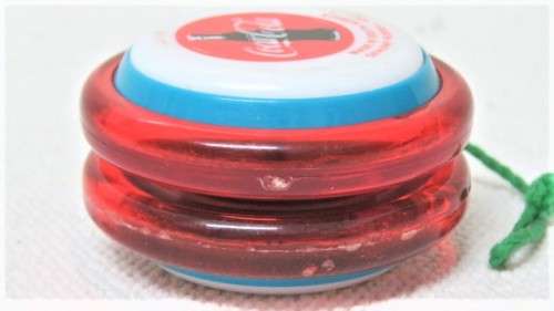 Awesome Vintage 1980`s Genuine Russel Coca-Cola Super Yo-Yo With String 60 x 35 mm