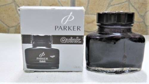Three Boxed Full Bottles of Writing Ink - Two Parker Quink, One Waterman Details in Description