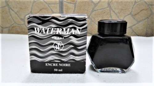 Three Boxed Full Bottles of Writing Ink - Two Parker Quink, One Waterman Details in Description