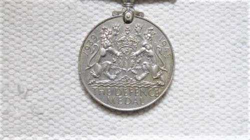United Kingdom World War II Defence Medal Unnamed