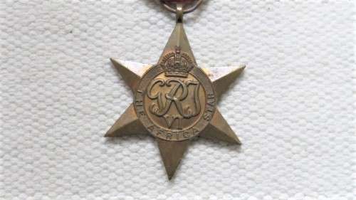 United Kingdom World War II Africa Star Medal Unnamed