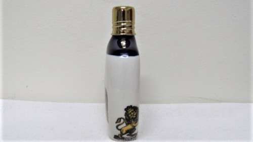 Fabulous Vintage 200ml British Navy Pusser`s Rum Hand Cast Porcelain Hip Flask (Empty) H: 150 mm