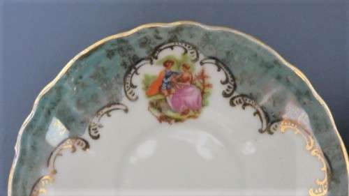 Two Wonderful Vintage Terschenreuth Bavaria Demitasse Porcelain Duos Details in Description.