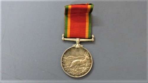 Four WW II Silver Africa Service Medals Issued to Various People Details in Description 136.9 g
