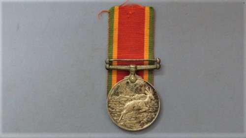 Four WW II Silver Africa Service Medals Issued to Various People Details in Description 136.9 g