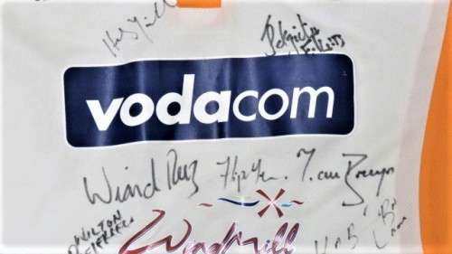 Vintage Autographed Vodacom Cheetahs South Africa Rugby Union Medium Shirt