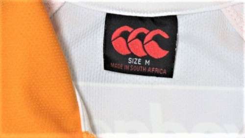Vintage Autographed Vodacom Cheetahs South Africa Rugby Union Medium Shirt