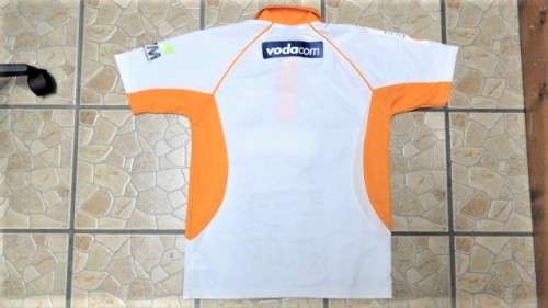 Vintage Autographed Vodacom Cheetahs South Africa Rugby Union Medium Shirt
