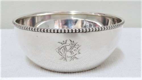 Stunning Antique 1900 Hallmarked Gorham Manufacturing Co. Sterling Silver Bowl D: 105 mm (72 g)