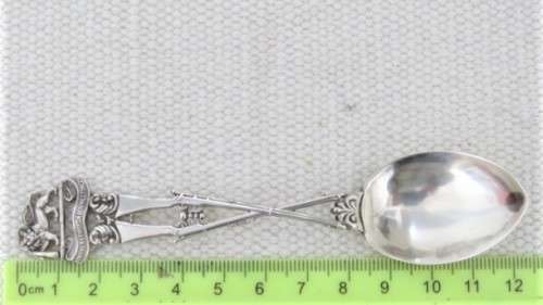 H/Marked Sheffield Maleham & Yeomans 1925-26 Silver S. Rhodesia Defence Force Shooting Spoon 17 g