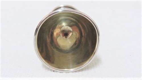 Gorgeous Hallmarked Birmingham AJ Bailey 1929-30 Plain Silver Egg Cup 60 x 43 mm (18 g)