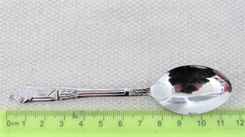 Boxed Set of Six Vintage Billam Sheffield England Triple Chromium Plated Apostle Teaspoons