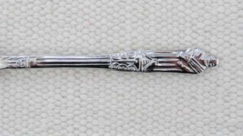 Boxed Set of Six Vintage Billam Sheffield England Triple Chromium Plated Apostle Teaspoons