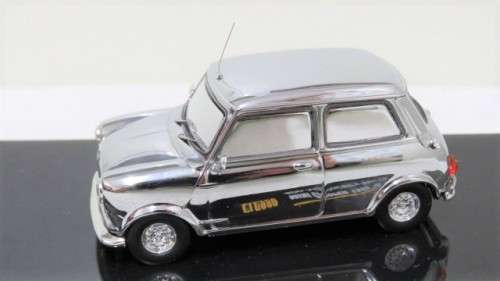 Boxed Ixo Models Die Cast Mini Cooper 1999 `David Bowie` 40th Anniversary Mini Celebrations 1:43