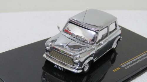 Boxed Ixo Models Die Cast Mini Cooper 1999 `David Bowie` 40th Anniversary Mini Celebrations 1:43
