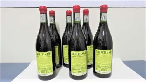 Six Sealed 750ml Bottles of Smokkelman Cabernet Sauvignon & Cinsault BIDDING PER ITEM