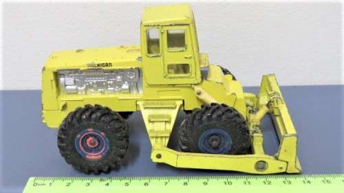 Vintage Dinky Toys Meccano D/Cast Michigan Tractor Dozer 180-111 #976 No Box 1:80 145 mm SOLD AS IS