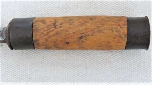 Fabulous Antique T Shaw Mortise Chisel Wood Handle L: 280 mm SOLD AS IS