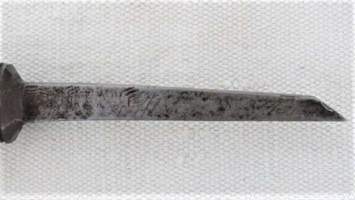 Fabulous Antique T Shaw Mortise Chisel Wood Handle L: 280 mm SOLD AS IS