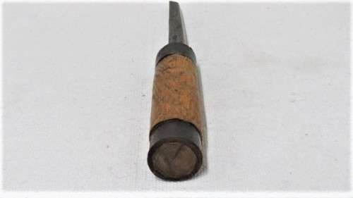 Fabulous Antique T Shaw Mortise Chisel Wood Handle L: 280 mm SOLD AS IS