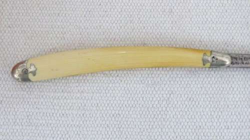 Vintage Boxed Kropp Cutthroat Straight Razor Bakelite Handle Made in England Ground in Hamburg 24 cm