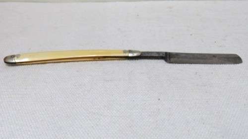 Vintage Boxed Kropp Cutthroat Straight Razor Bakelite Handle Made in England Ground in Hamburg 24 cm